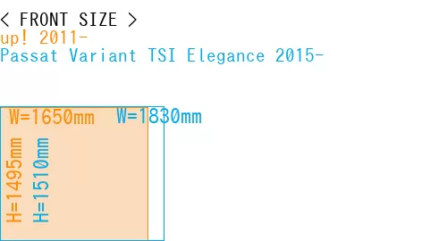 #up! 2011- + Passat Variant TSI Elegance 2015-